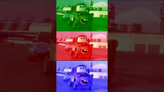 Lightning McQueen Multi-Color Edit 🔥 #pixarcars #shorts