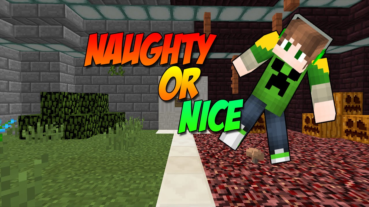 Minecraft Christmas Map - Naughty Or Nice