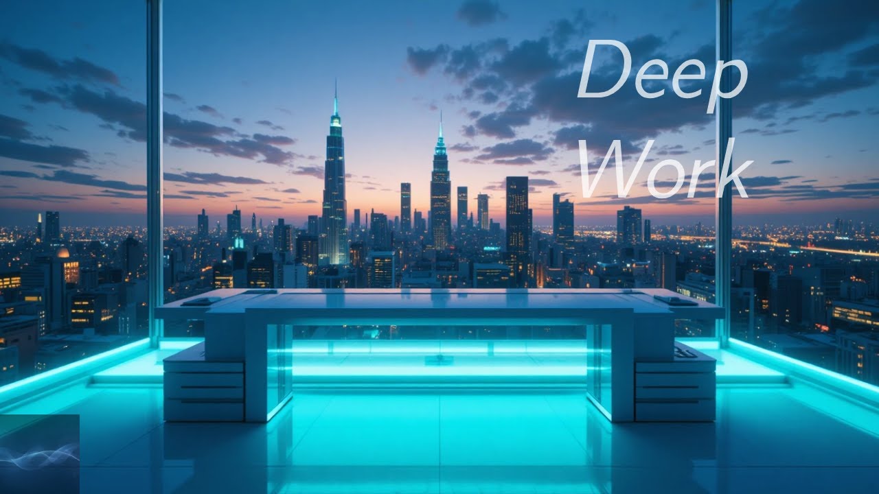 Deep Work Music for Focus – 3 Hour Ambient Productivity Session | NeoWave Ambience