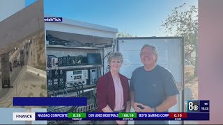 Clark County Commissioner, former middle school principal activate traffic lights at local middle sc