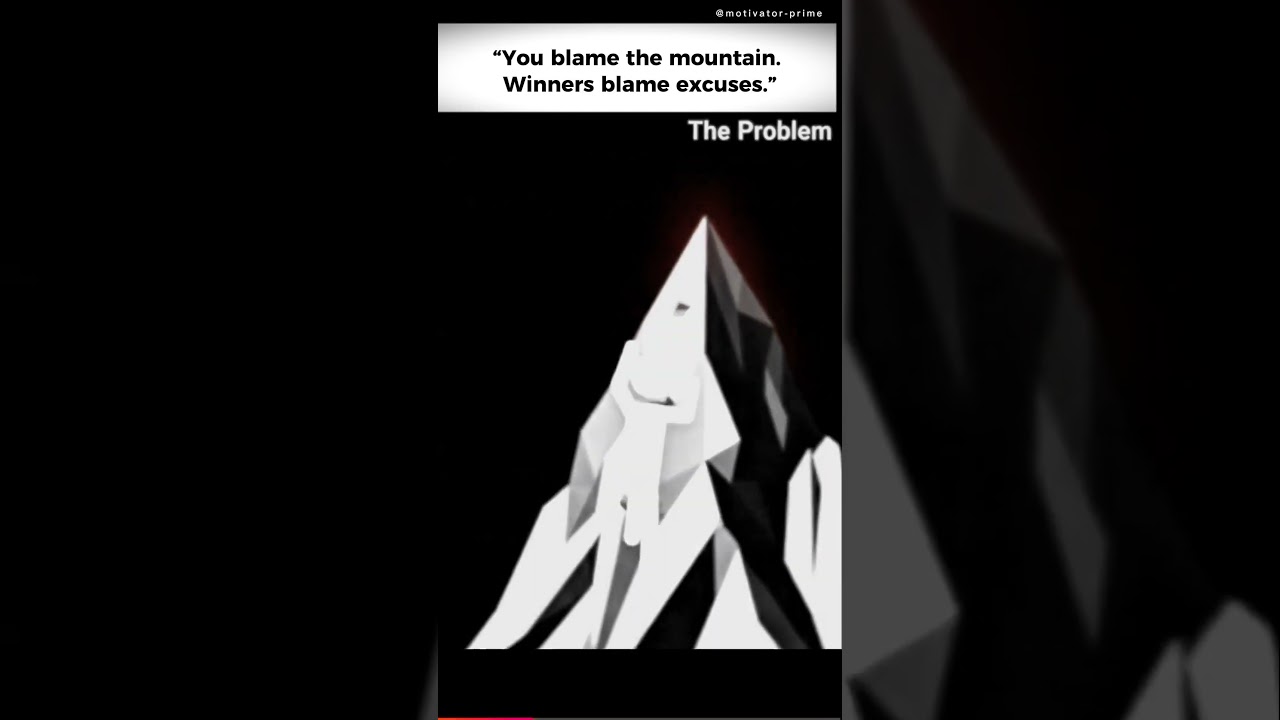 You Blame Problems. Winners Build Progress. | Success Mindset