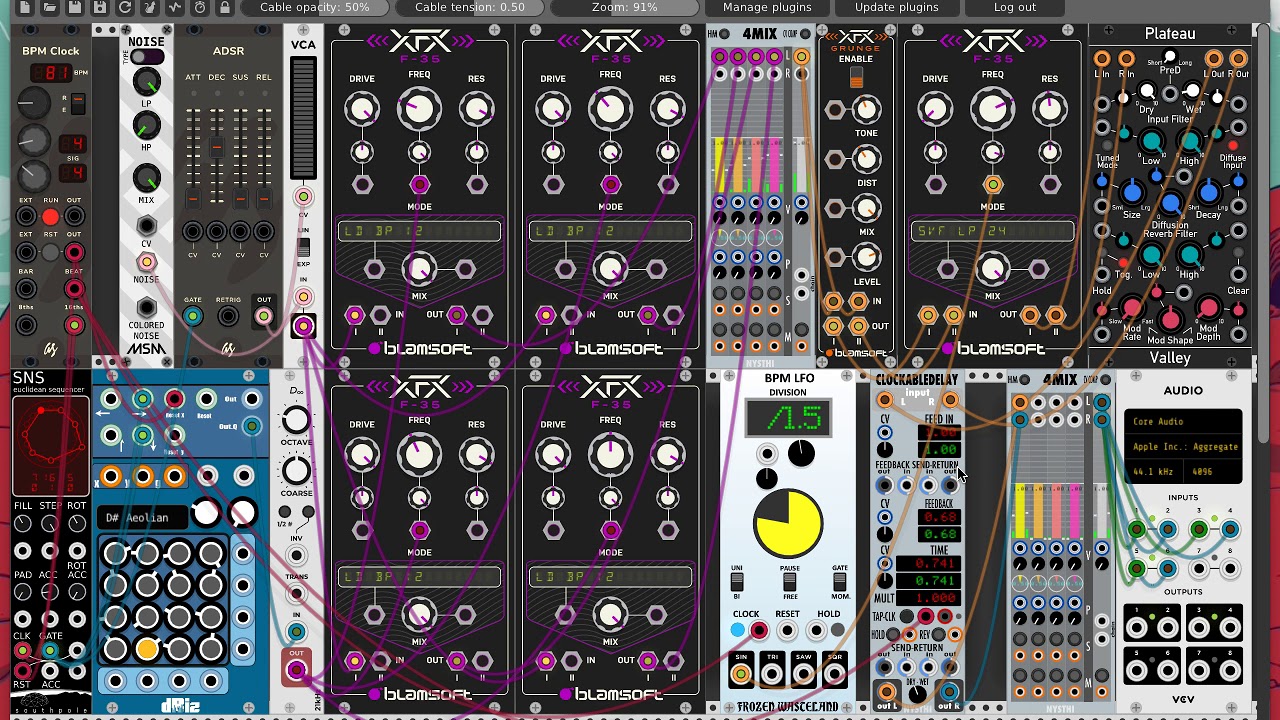 Mood | Modal Synthesis exploration in VCV Rack