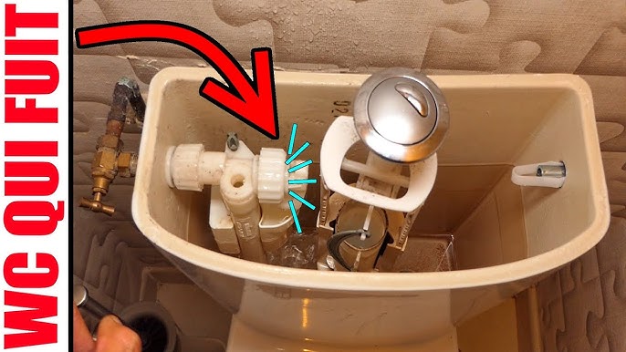 Réparer une fuite entre le réservoir et la cuvette de WC : Plomberie -  Sanitaires - Forum Système D