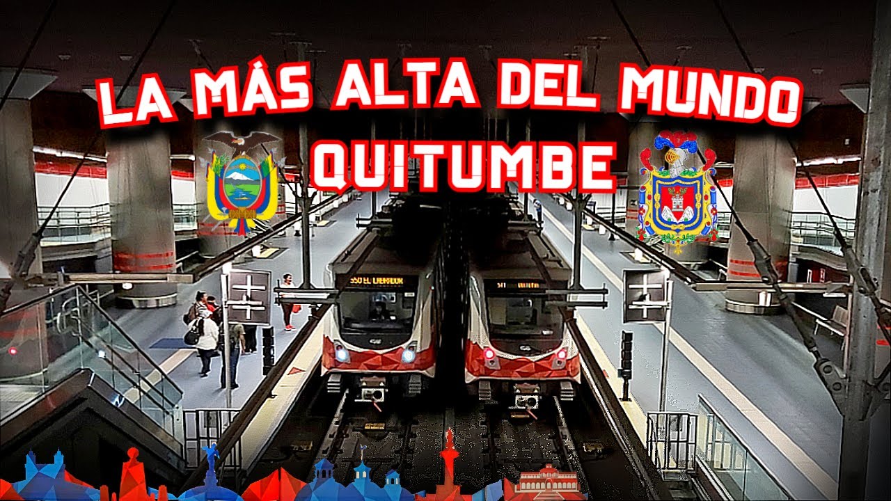 "ESTACIÓN QUITUMBE" La Estación de Metro más alta del Mundo 🌎 2900m s.n.m | Metro de Quito 🇪🇨 