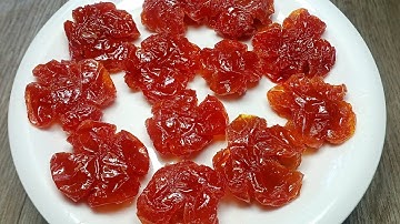 MỨT CÀ CHUA Cách làm mứt cà chua dẻo mềm ngon không lại đường mứt ngon cho ngày tết