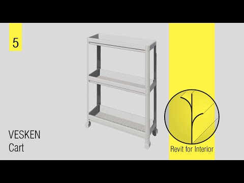 [r4i]-bim-&-design-tutorial.-ikea-vesken-cart-(revit-family-speed-modeling)-(семейство-икея-вескен)