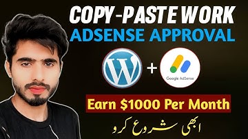 Copy Paste Work And Earn Money From Adsense $1000 Per Month