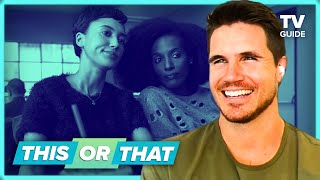 Amazon's Upload Cast Plays This or That | Robbie Amell, Andy Allo