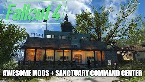 Fallout 4 THE BATCAVE & Sanctuary Command Center