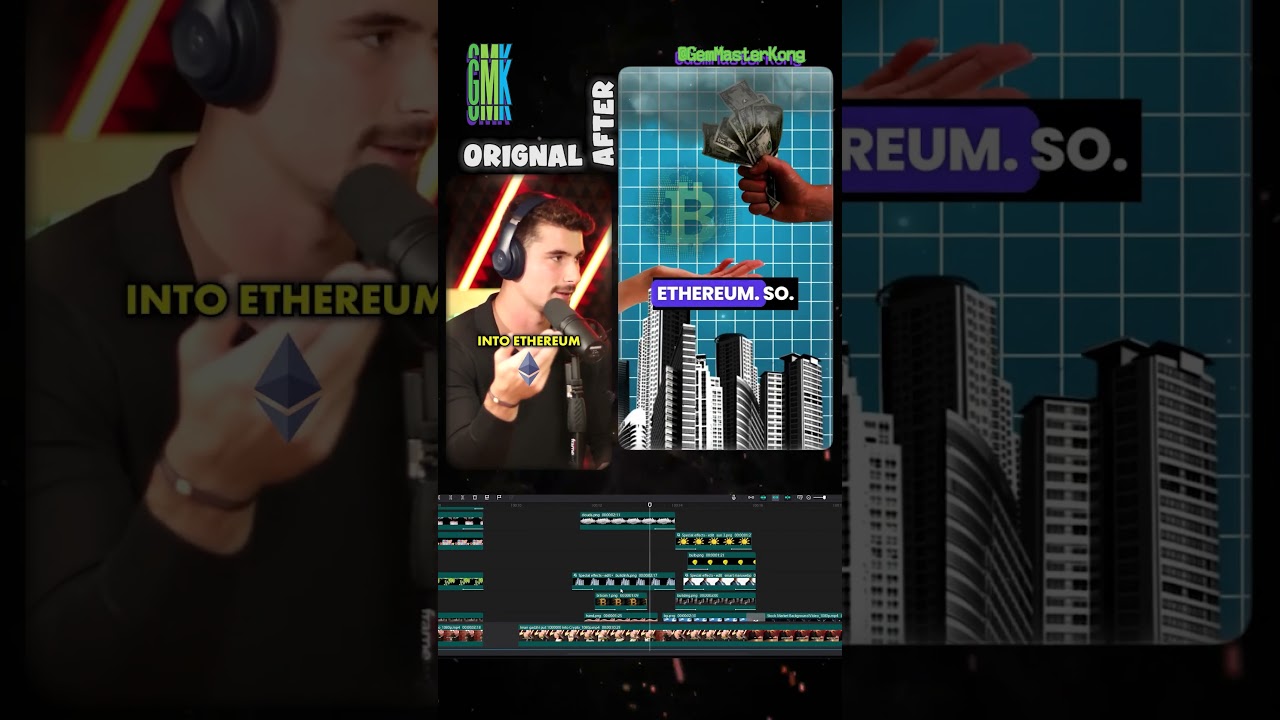 Before and after of Iman Ghadzi #imangadzhi #ethereum #bitcoin #videoediting #crypto
