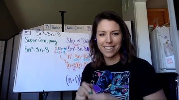 Alg 1 April 2 - Factoring with Super Grouping and Slip n
