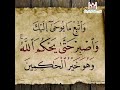 و ات ب ع م ا ي وح ى إ ل ي ك و اص ب ر ح ت ى ي ح ك م الل ه 
