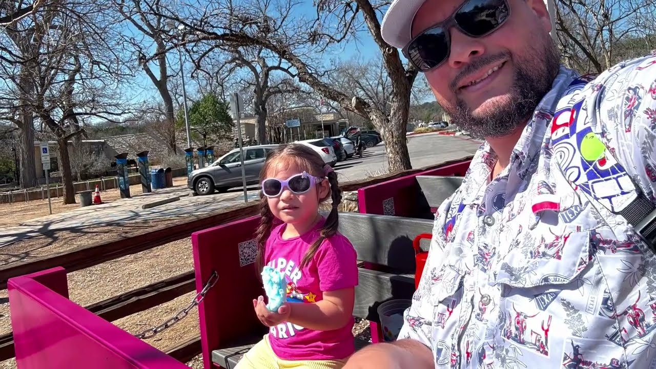 Zilker park Train ride with Roxstarr