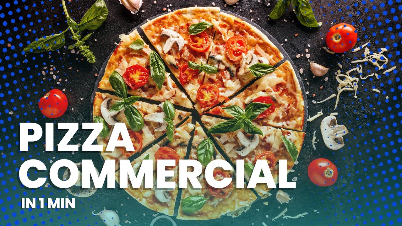 Making a pizza commercial in 1min Editing a food promo wittyclown