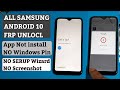 ALL Samsung Android 10 FRP Bypass App Not install - NO windows Pin - No Bluetooth - September 2020