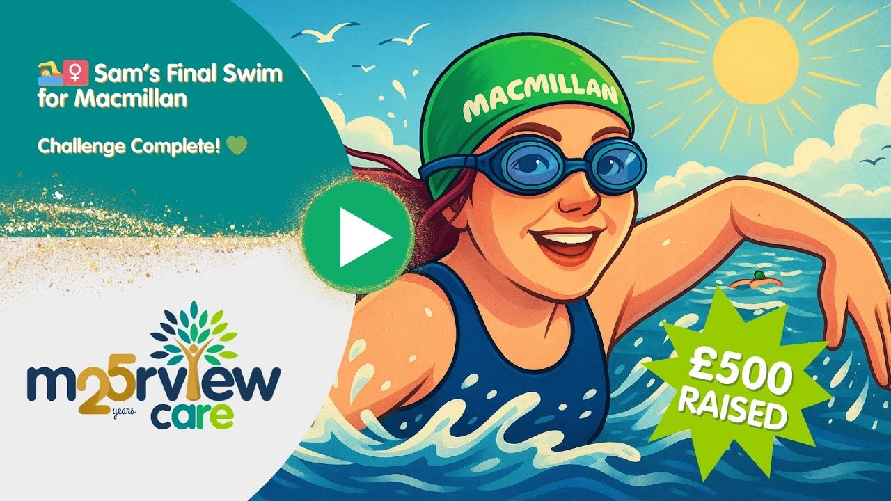 Sam Swims It: A Challenge Completed with Heart (and Freezing Cold Toes!) 💚