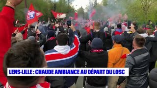 Derby du Nord: la folle ambiance au départ du Losc