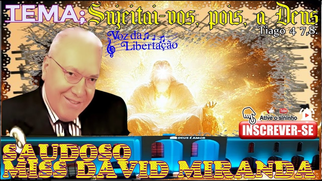 Miss David Miranda | Sujeição a Deus e resistência ao diabo 🔥 Tiago 4:7-8