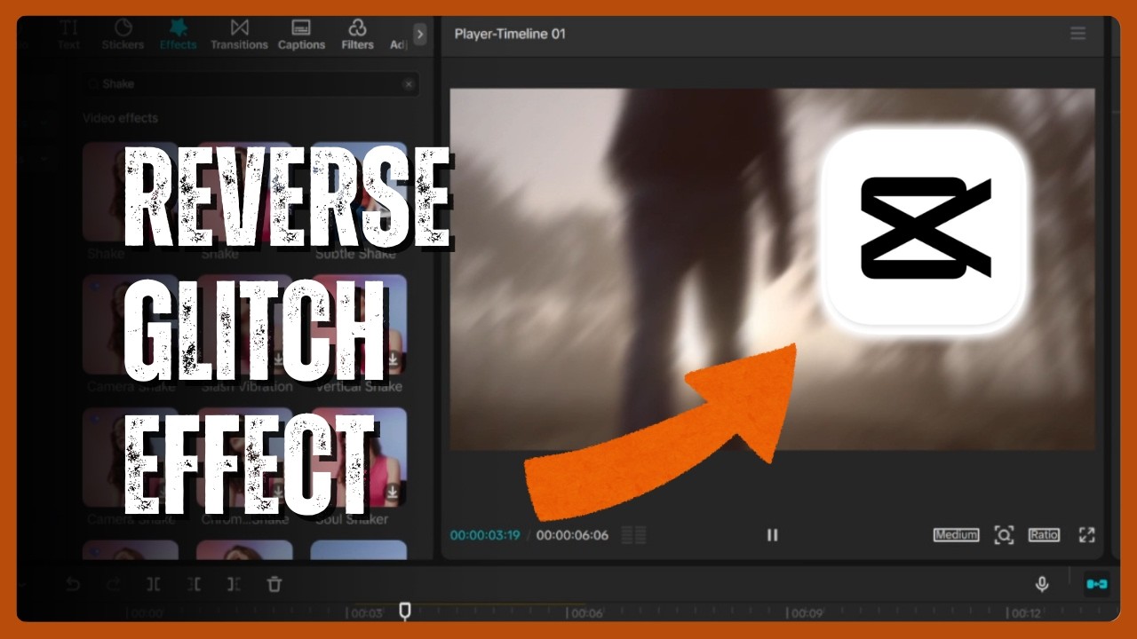 Create a Reverse Glitch Effect in CapCut PC | Keyframe & Blur Tutorial ...