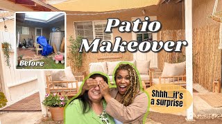 Extreme Patio Makeover Surprise!!!