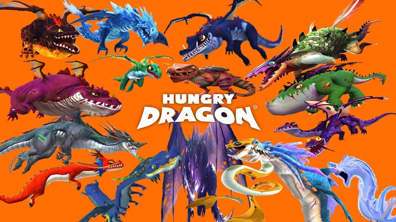 Hungry Dragon ALL 17 DRAGONS UNLOCKED Android Gameplay [FHD] YouTube