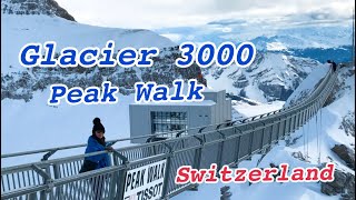 พาเที่ยวยอดเขา Glacier 3000 เดินสะพาน Peak Walk by Tissot Switzerland