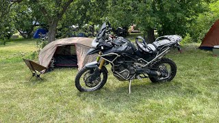 Tiger 1200 rally pro off-road FAIL in South Dakota. Get On! ADV Fest 2023