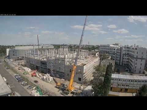 Frankfurt 1-I Data Center timelapse progress: August 2021 - February 2022