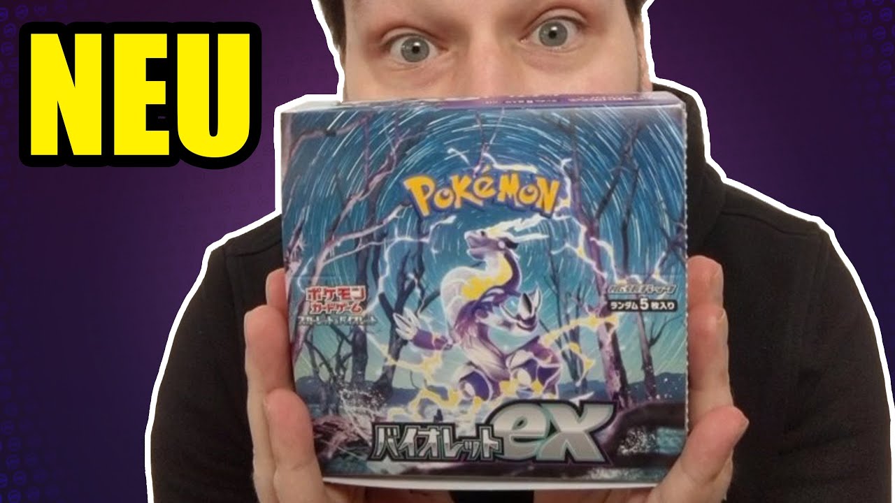 Die KARMESIN & PURPUR Sets sind da! Pokemon Violet ex Display Opening