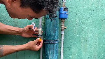 How to install none return valve in pvc pipe line