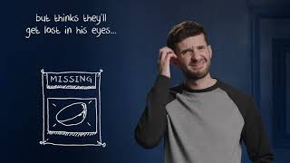 Can you lose a contact lens in your eye? Ask Ibrahim after his visit to the Eye Care Professional