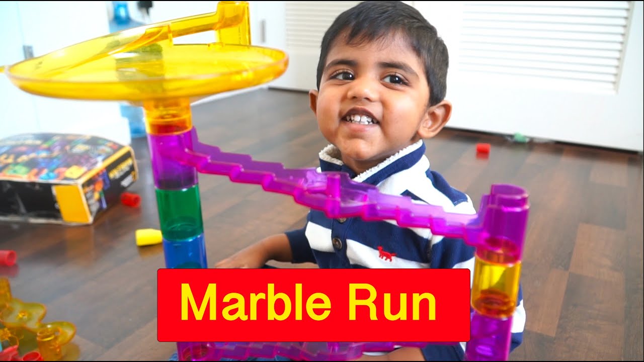 Jadon likes to build National Geographic Marble Run YouTube
