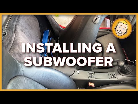 HOW TO INSTALL A SUBWOOFER in a Porsche Boxster 986