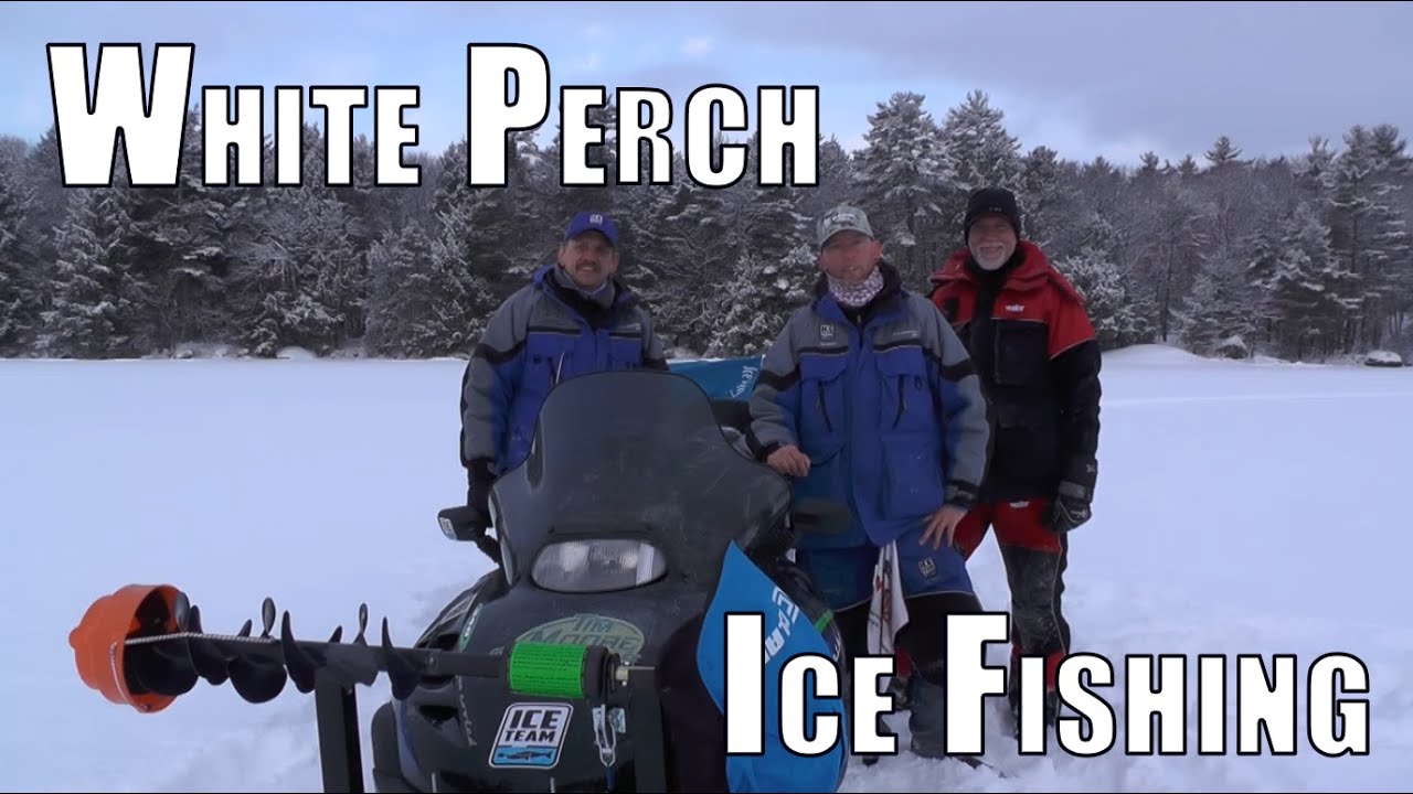 White Perch Ice Fishing on Lake Winnipesaukee YouTube