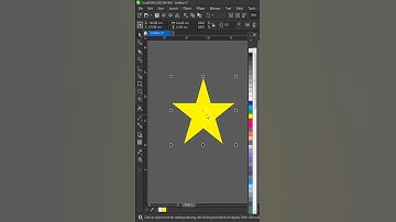 Vẽ ngôi sao nhanh trong coreldraw #hocthietke #hoccoreldraw #quatdesign #tkdh #hocthietkedohoa