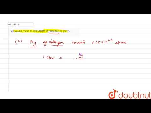 Video: How To Determine The Mass Of Nitrogen