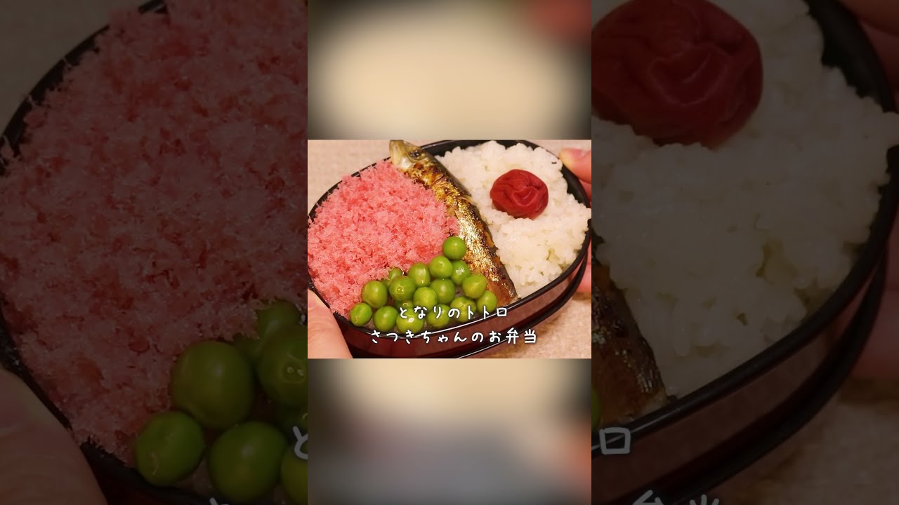 ジブリ飯 となりのトトロのさつきちゃんのお弁当を再現してみた Shorts ジブリ飯 再現 Youtube