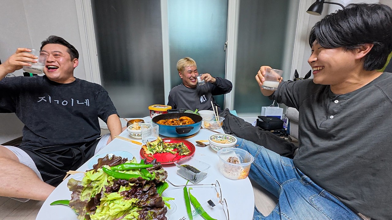 제육으로 선민이네 집 급습 브이로그 #급습