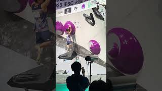Sorato Anraku Flashes M1 Finals Boulder Ifsc Climbing World Championships Seoul 2025