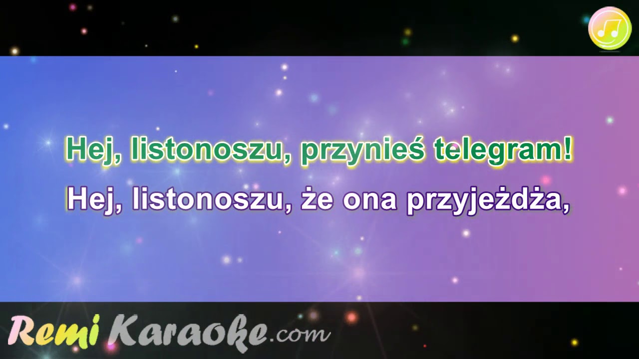hej listonoszu hej listonoszu