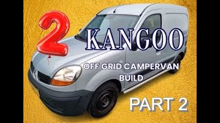 Kangoo Off Grid Micro Camper Conversion Part 2