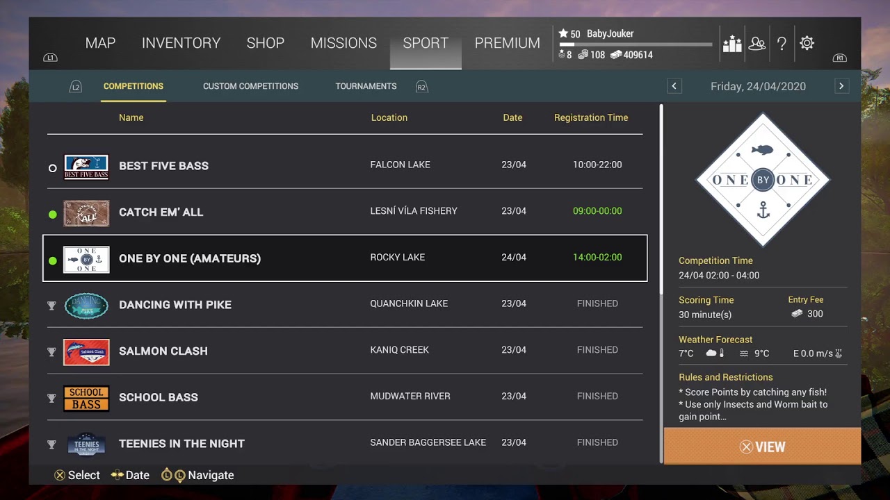 Fisching planet: Largemouth Bass, April Cup, Qualfier 2,Neherrin River  , North Carolina Cz