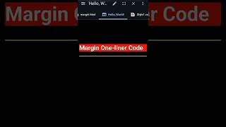 Margin Shorthand CSS Property | Easy Trick to Write One liner Margin Property #margin #css