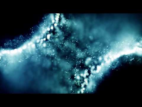 Particles Space Blue Lights Background Abstract