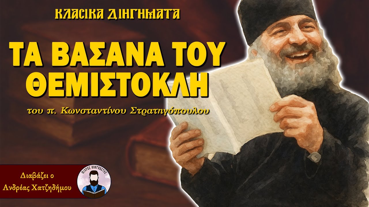Τα βάσανα του Θεμιστοκλή - π. Κωνσταντίνος Στρατηγόπουλος | Ο Ανδρέας Διαβάζει Κλασικά Διηγήματα