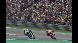 Marc Márquez vs Valentino Rossi, Assen 2015 | Rossi is forced to cut the corner in dramatic style