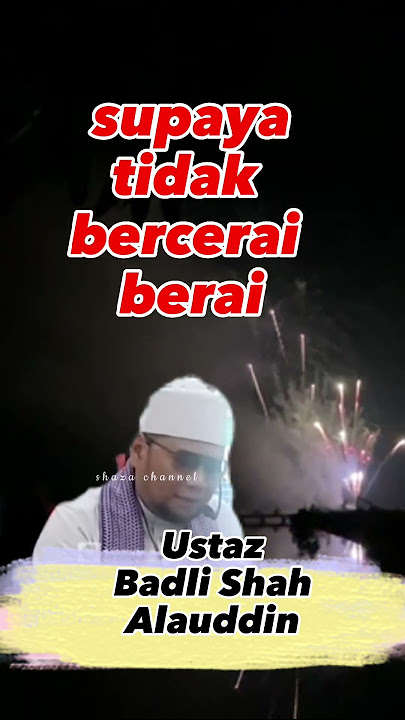 SIKAP TERPUJI SEORANG SUAMI‼️Ustaz Badli Shah Alauddin #shorts