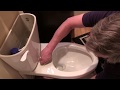 Wall hung toilet installation video with Terry Love