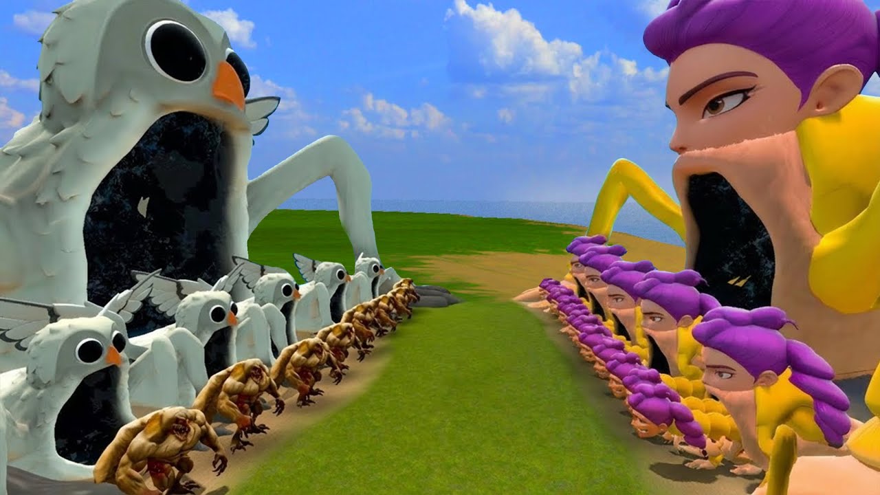 NEW RUMI SEA EATER FROM K-POP DEMON HUNTERS VS OWL SEA EATER FROM 99 NIGHTS IN THE FOREST In Gmod?!