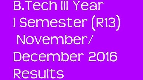 B.Tech III Year I Semester (R13) Regular and Supplementary Examinations, November/December 2016